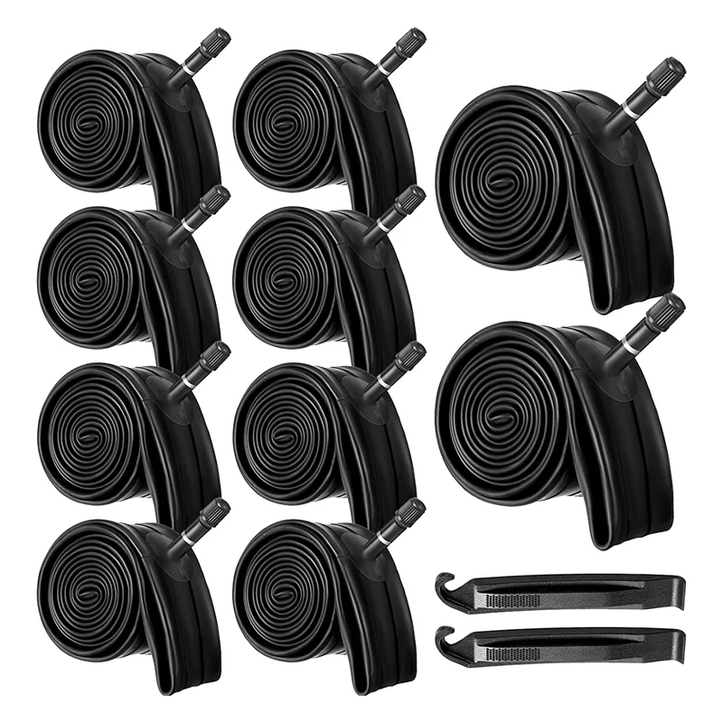 

10 Pcs 20 Inch Bike Tube 1.75/2.125 Bike Inner Tube With 2 Tire Levers,Bicycle Rubber Tire Tube