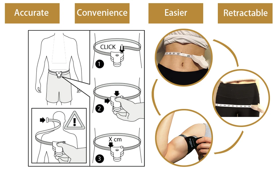 Measurement Tools Pink Retractable Arm Circumference Tape Measure Fitness Health Retractable Body Measuring Tape Custom Logo 3 S4c52be4a024a405983e1f7e37fcc2186A