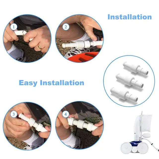 Medencetisztító Tömlő Forgócsere Készlet D20 Csere Cső Anya Medence Kiegészítők A Polaris 280 3900 Medencetisztítóhoz - Image 5