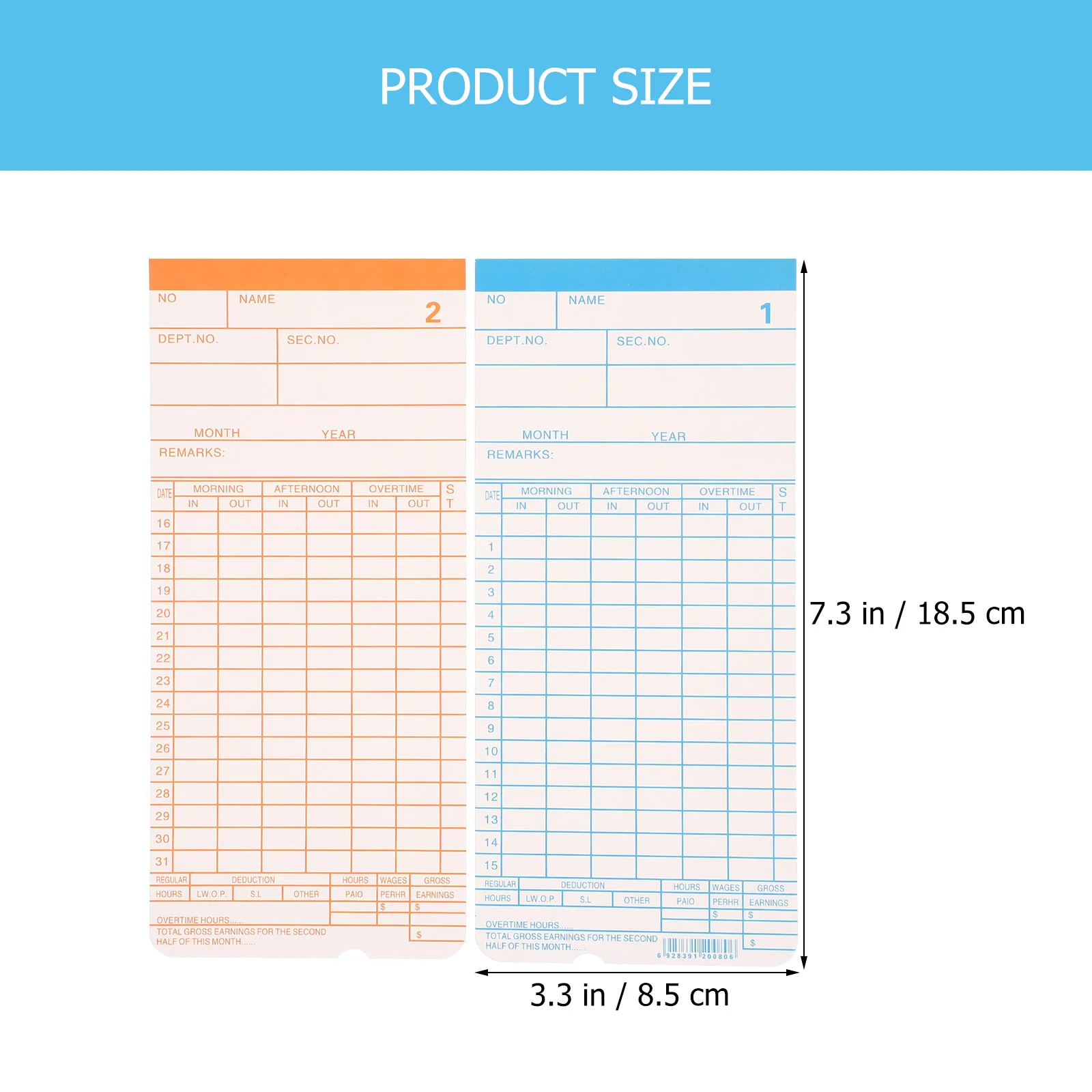 1 Set Office Sheets Employee Time Employee Time Employee Time Employee Time Clock Weekly English