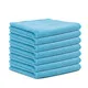Premium Microfiber Cleaning Cloth Set - Ultra - Absorbent and Durable Household Towels (10pcs Biue)