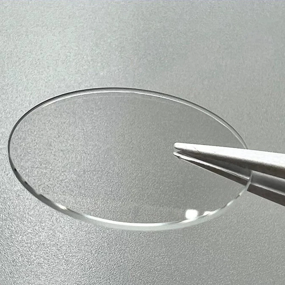 Premium Sapphire Watch Glass Replacement – Flat Crystal 1.0-1.2mm Thick, Transparent, 16-40mm Diameter, Single Piece