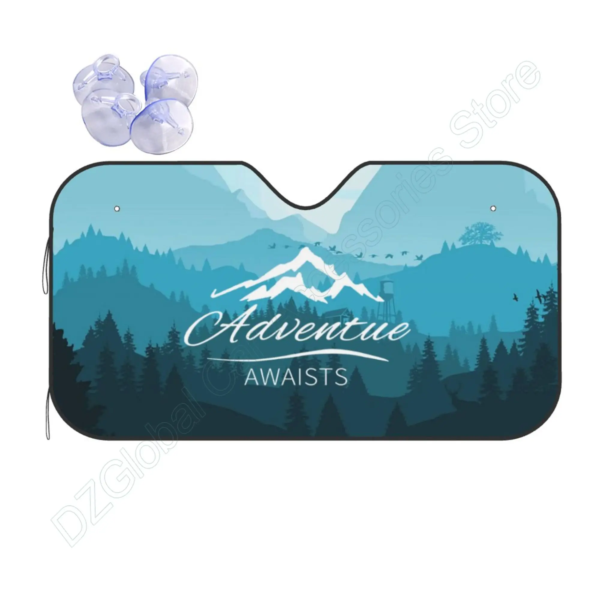 자동차 스타일링 액세서리 차양, 자동 UV 보호 커튼, 사이드 윈도우 차양 메쉬 선 바이저 보호 윈도우 필름 도구, 2 개 9 맞춤형 자동차 앞 유리 차양, 맞춤형 맞춤형 텍스트/이미지 자동차 차양 접이식 30x55