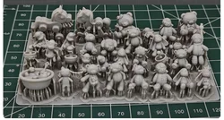 Fantasy Scene 3D Printed Resin DIY Accessories for Model Crafting and Hobby Building (Toy Doll)