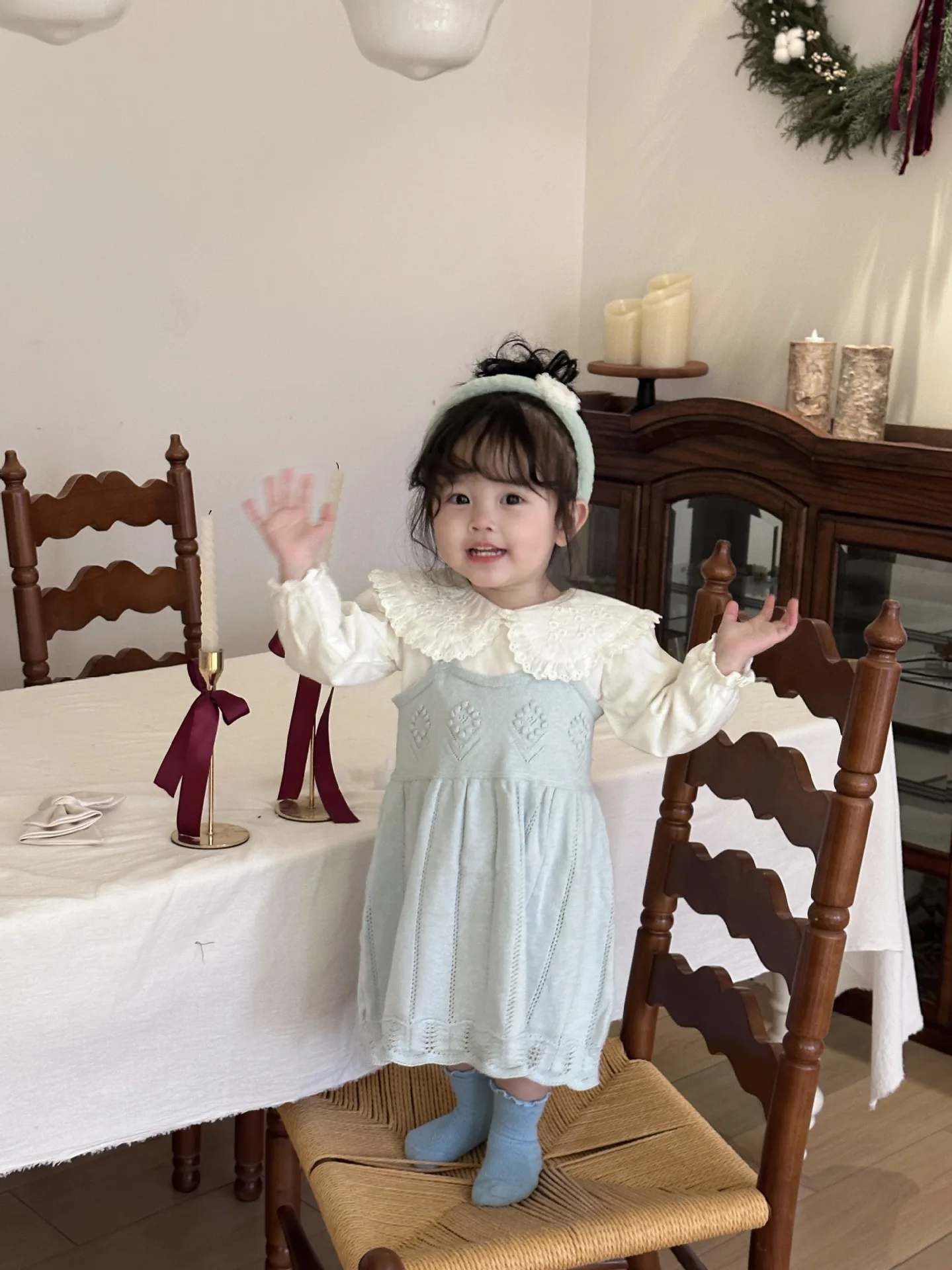 Neue Sommer Baby Kleidung 1-5 Jahre Mädchen Stricken Kleid Bestickt Höhlte Heraus Gestrickte Leibchen Kleid Baumwolle Mode Baby kleidung – Detail 13