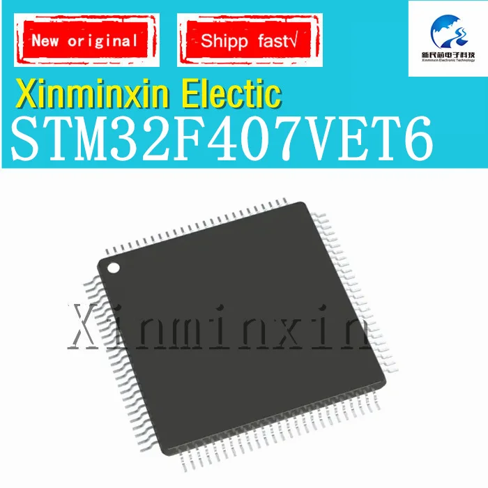 

1PCS/LOT STM32F407VET6 STM32F407 VET6 100-QFP QFP IC Chip New Original