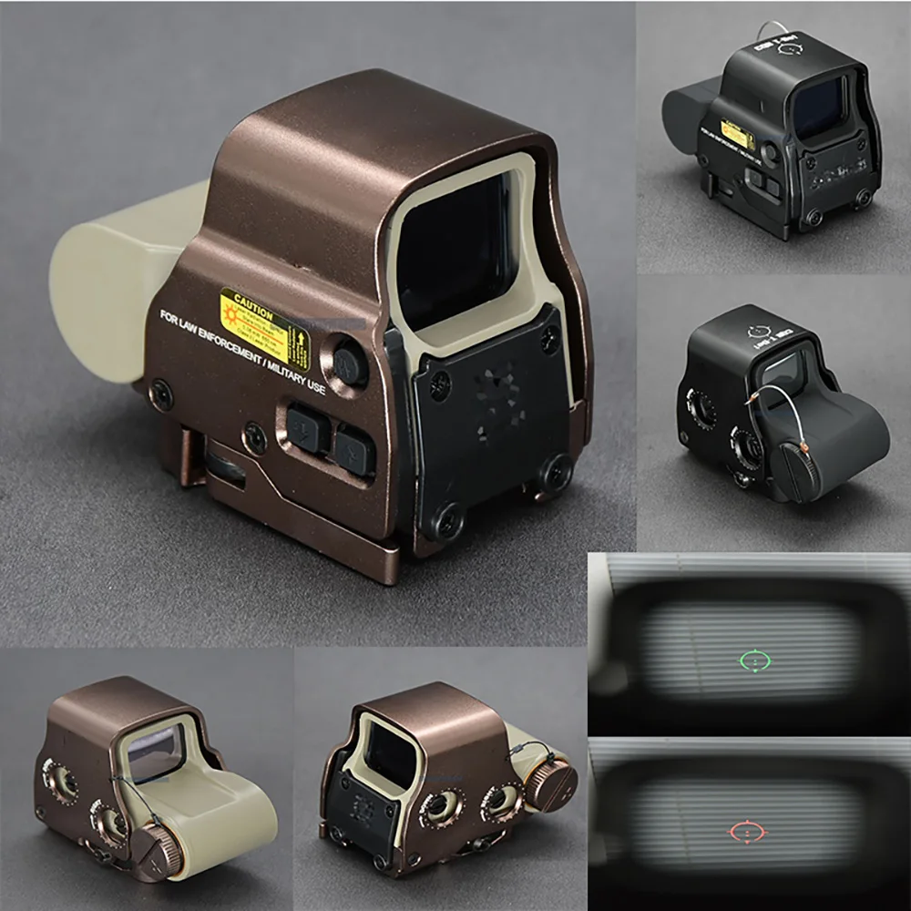 Holographic Reflex 1x Red Dot Sight Optics Scope With QD 21mm Quick Release Rail Mount