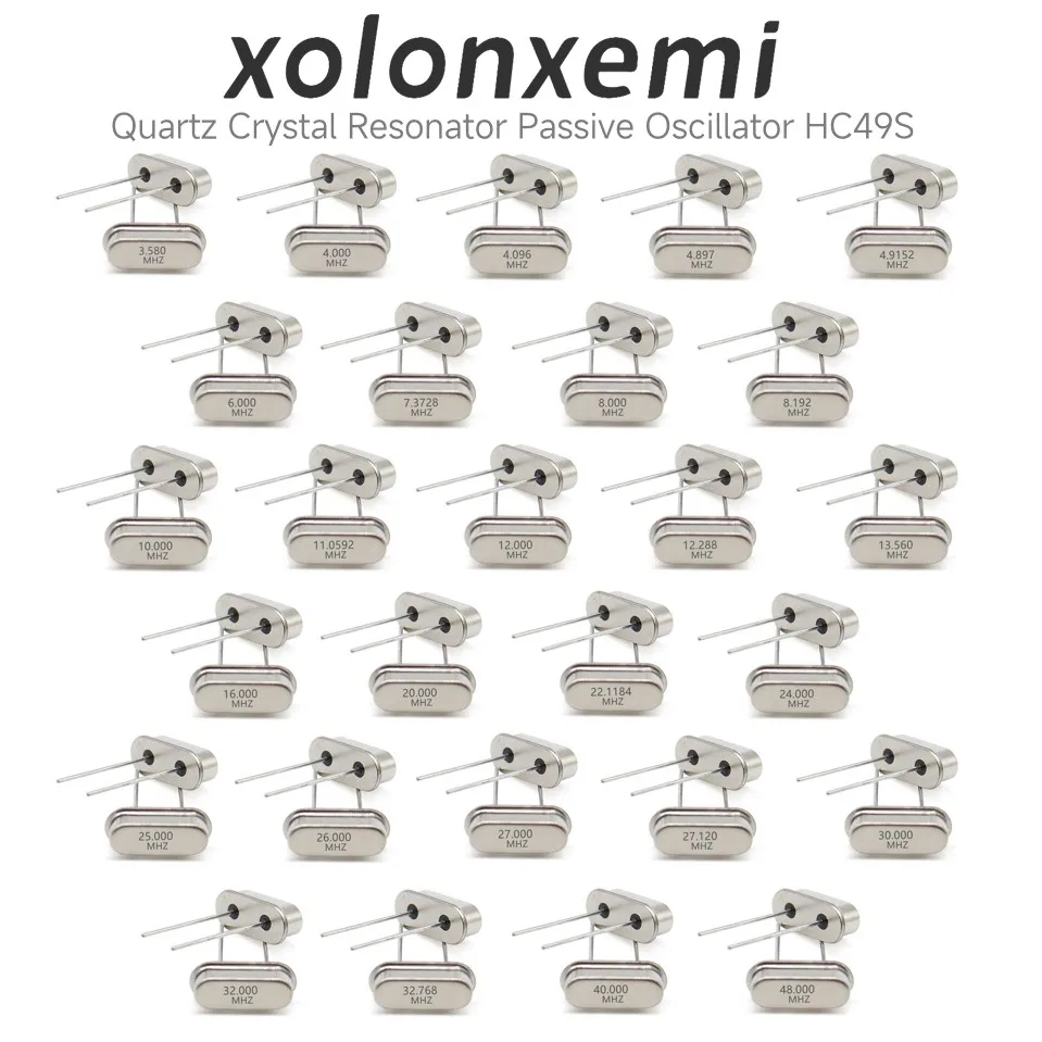 20pcs 13.52127M HC-49S Quartz Crystal Resonator Passive Oscillator 13.52127Mhz HC49S DIP 2Pin 49S