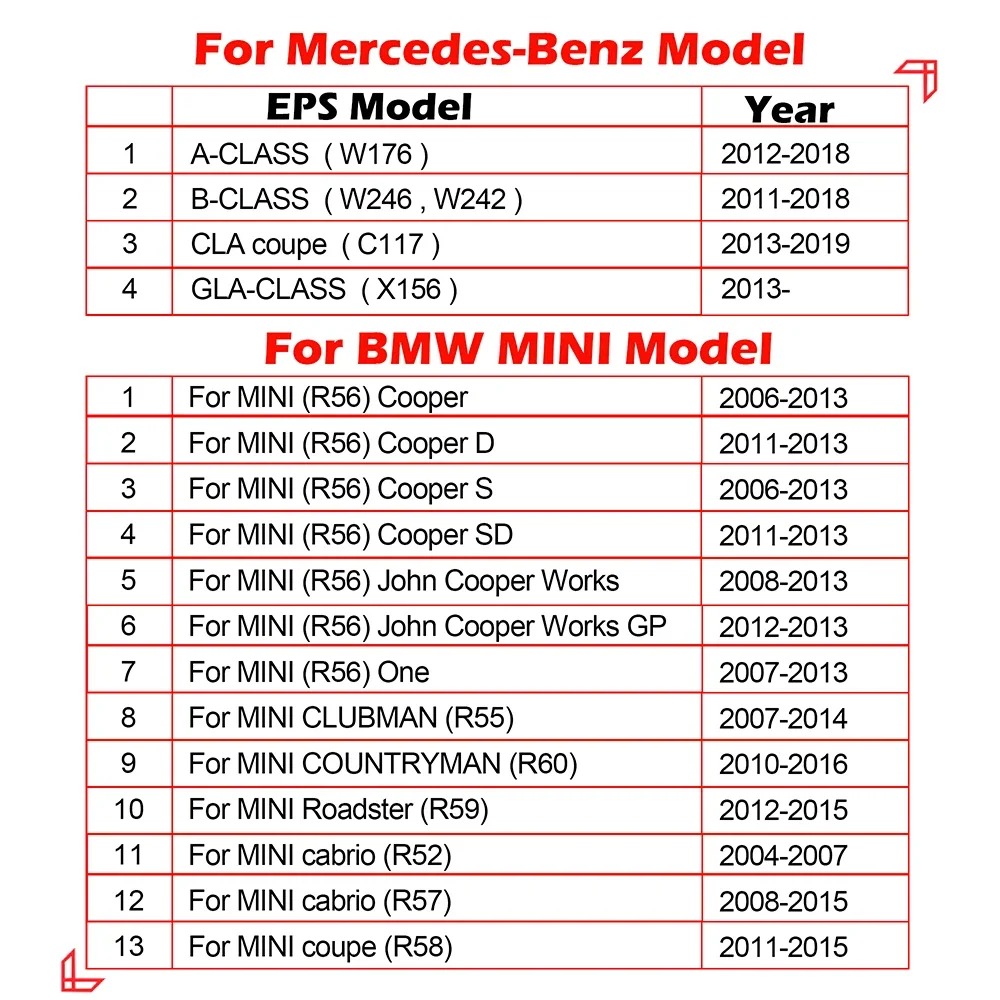 PL028 EPS Tester For Benz for BMW MINI R56 Cooper Car Diagnostic Tool Wheel Steering Motor Simulate Torque Sensor Suspension Tes 3