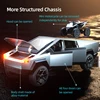 RC Car Alloy Rc Cybertruck Offroad Simulation Camping Equipment Pickup Truck Model Custom Kids Toys Boy Gifts 4
