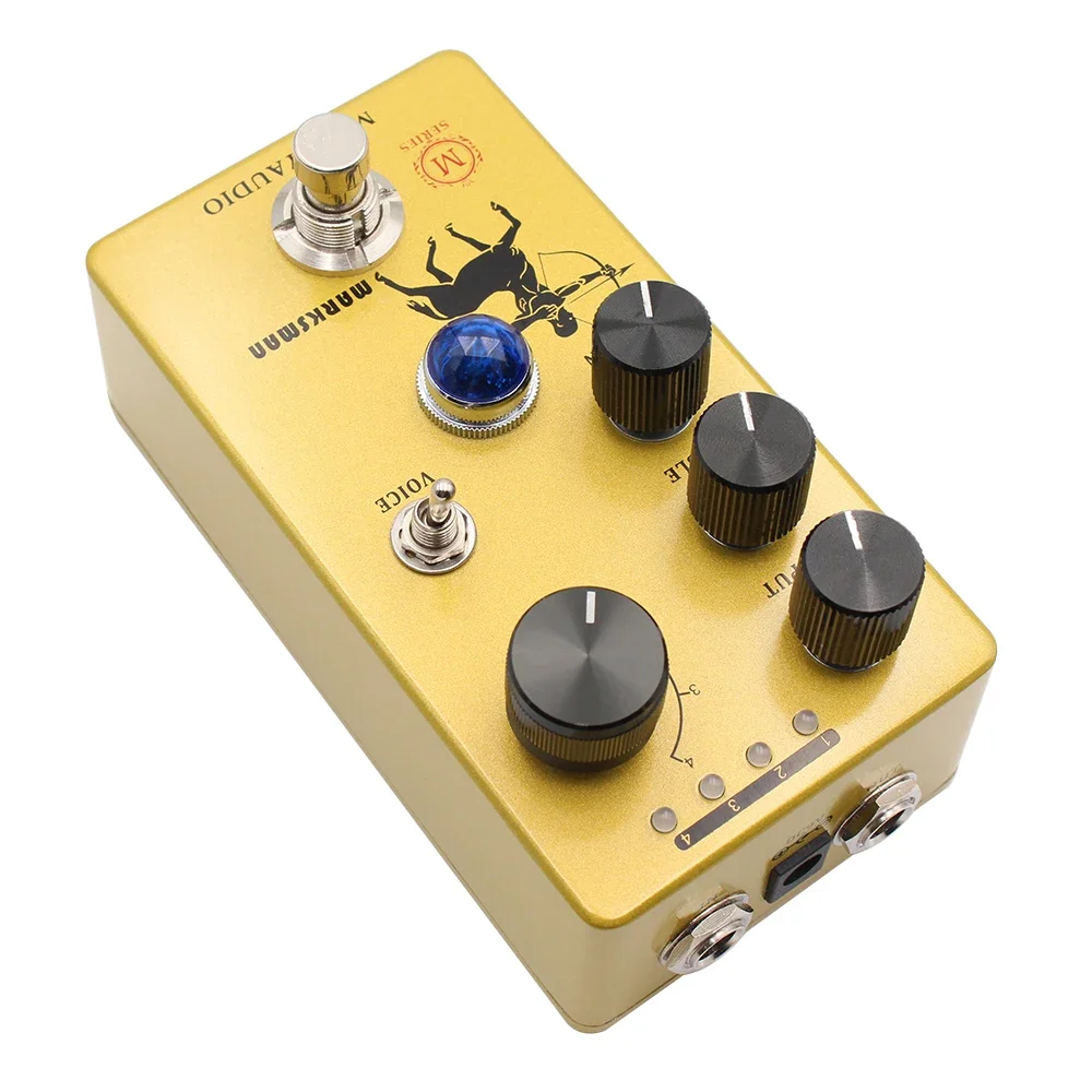 MOSKY Marksman Guitar Pedal High Gain Distortion Overdrive Electric Guitar Effects 4 Modes for Bass Accessories