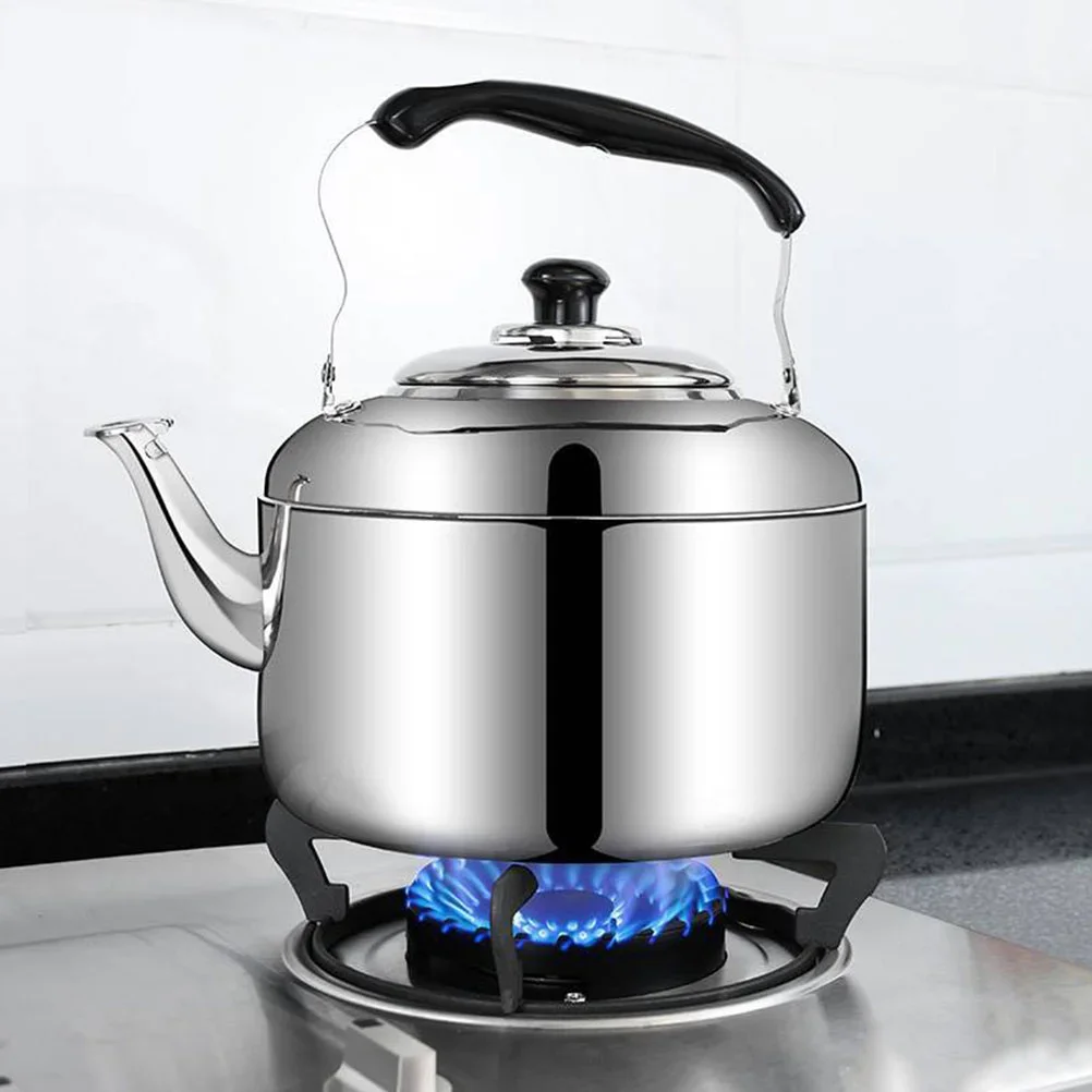 스테인리스 스틸 채반 주전자, 모카 물 끓는 소리, 휴대용 두꺼운 휘슬링 티팟 Toster Bread maker