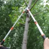 Extendable Anvil Loppers Tree Trimmer With Compound Action,Chops Thick Branches Ease,28-40'' Telescopic Heavy Duty Branch Cutter 6