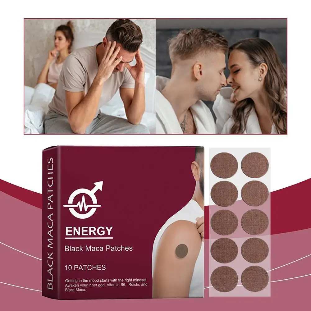Korean Red Ginseng Root Transdermal Patches 10 Patche For Energy Performance Immune Body Care Patche