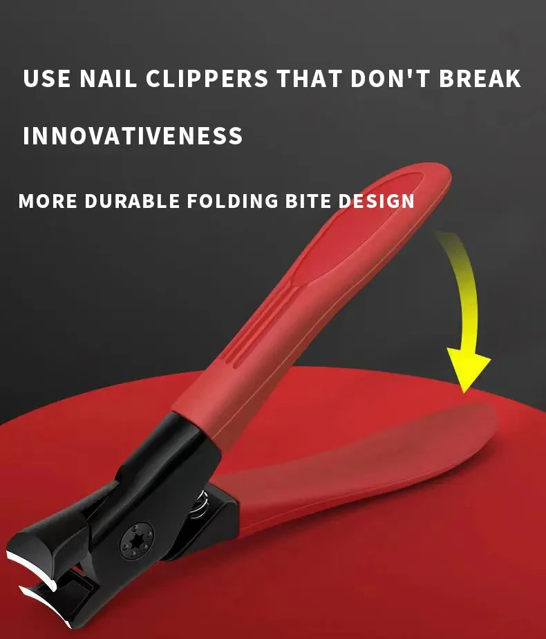 Large Opening Nail Clippers Gray Nail Trimmer Thick Nails for the Elderly Individual Household Nail Clippers Durable 5