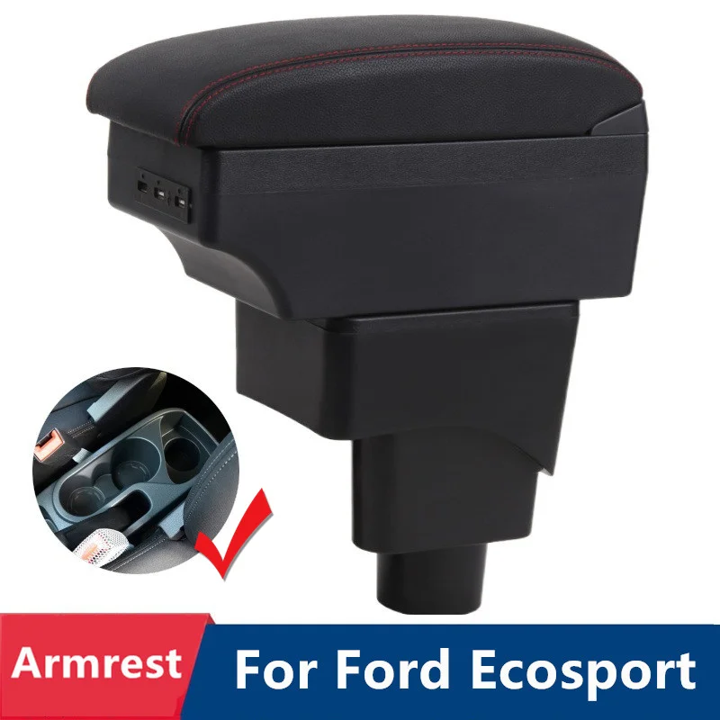 Armrest Box For Ford Ecosport 2013 2014 2015 2016 2017 Leather Arm Rest