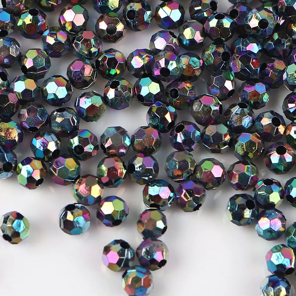 Diamond Shaped AB Beads for DIY Crafts and Decor - 20g