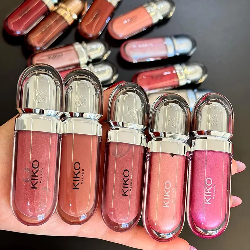 Gloss Labial Líquido Efeito Espelho Chá com Leite Kiko