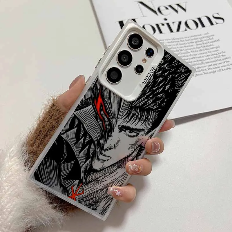 Berserk Fantasy Anime Colorful Silicone Phone Case