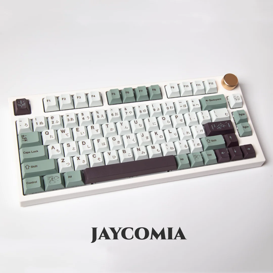 Mecânico Personalizado, DIY DYE-SUB, Inglês, Japonês, GK61, 141 Chaves por Conjunto