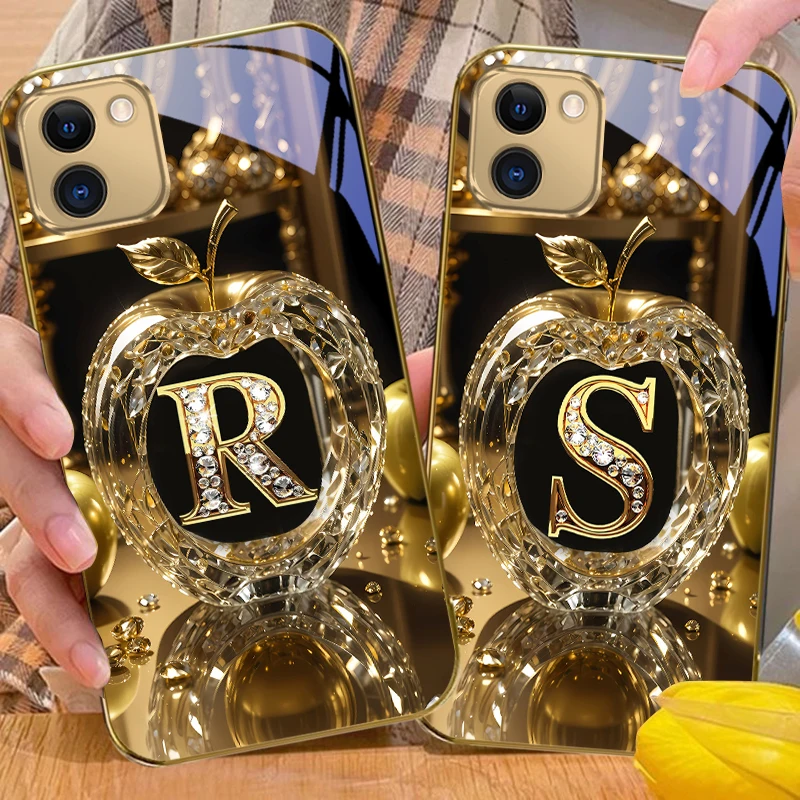 Luxurious Gold Glass Phone Case