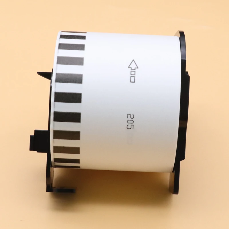 5/10 롤 DK-2205 22205 라벨 감열지, 브라더 QL-500, 500A, 550, 560, 700, 570VM, 800N, 600TD 용 연속 길이 62mm x 30.48m