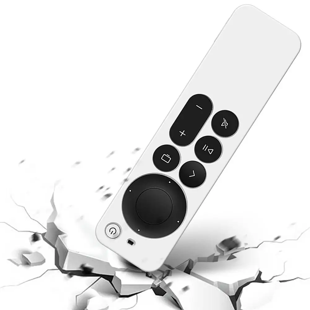 Anti-Lost Protective Case For Apple TV 4K 2nd Gen Siri Remote Control Anti-Slip Durable Silicon Shockproof Cover silicone remote case silicone remote cover silicone remote sleeve remote controller cover silicone case protector
