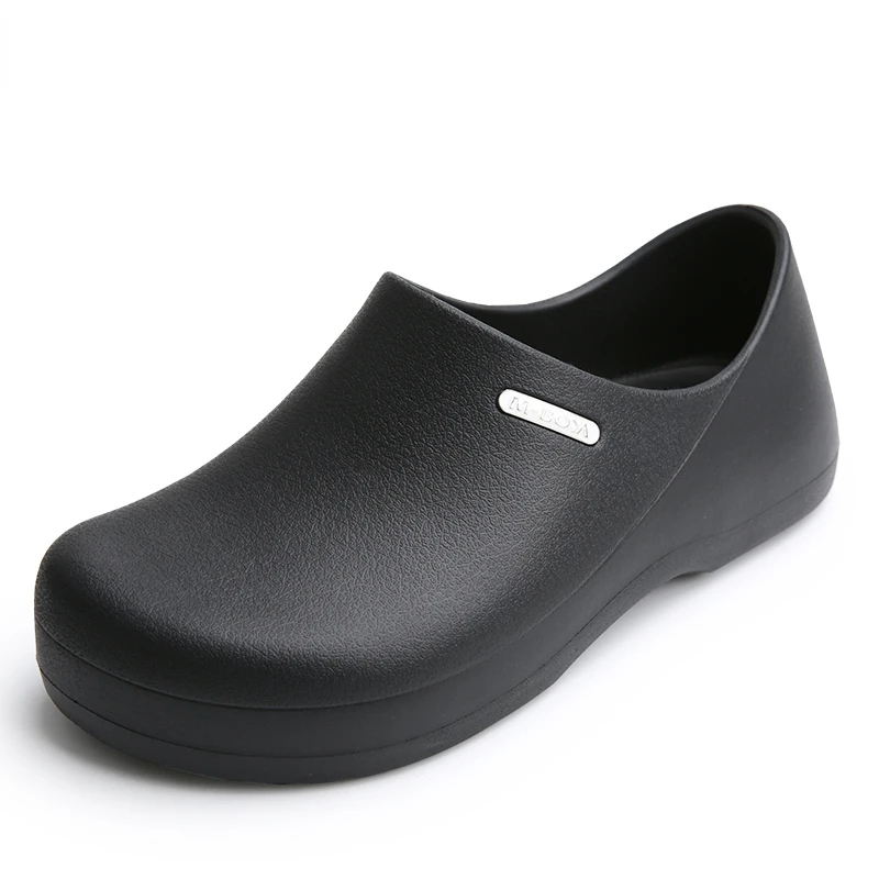 Men Women Chef Hotel Kitchen Chef Shoes Non-slip Waterproof Oil-proof Work Shoes Lightweight Antiskid Kitchen Clogs Plus Size 45