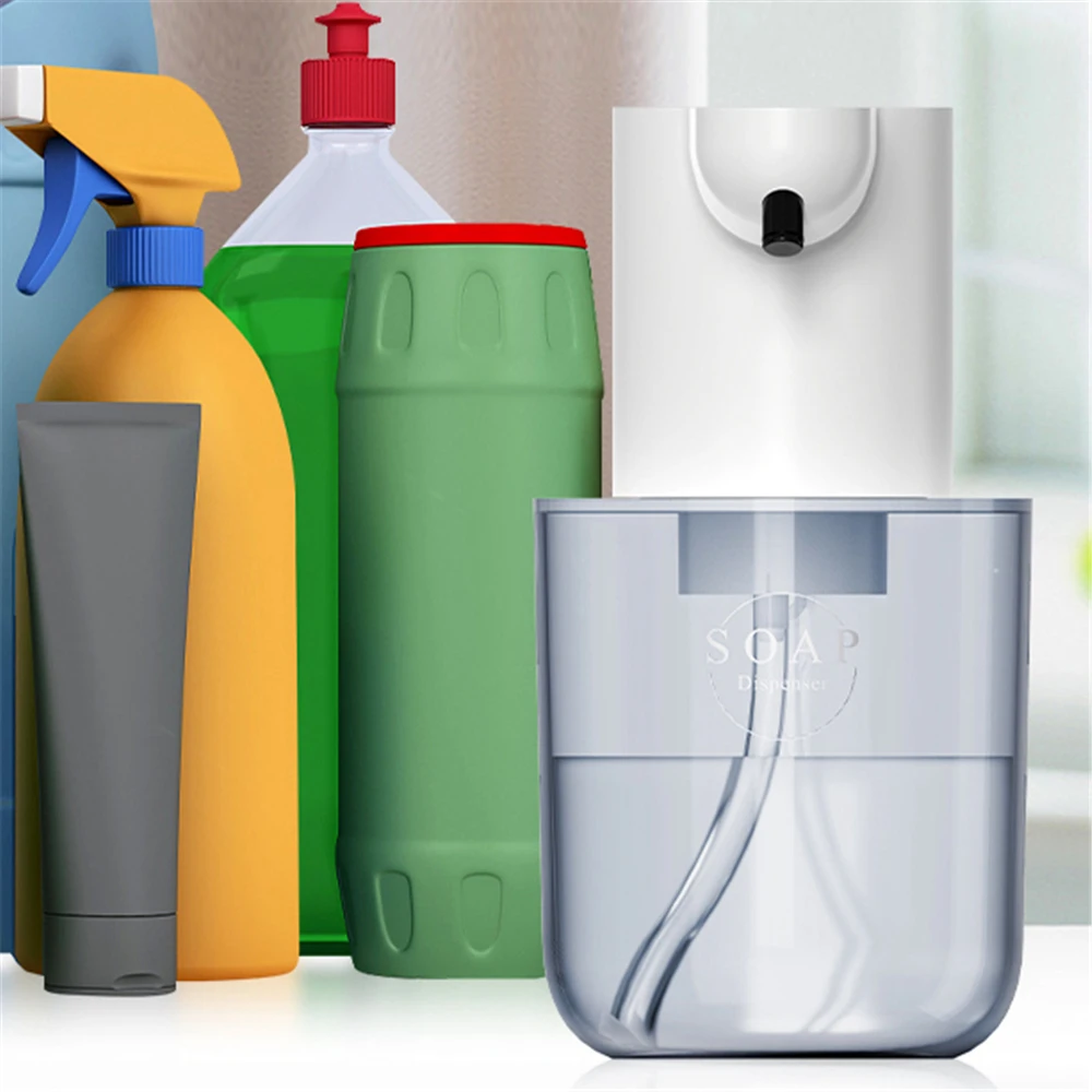 Soap Dispenser Soap Pump Wall Mounted Dispenser Multifunctional Automatic Sensor Foam Dispenser 4 Gears