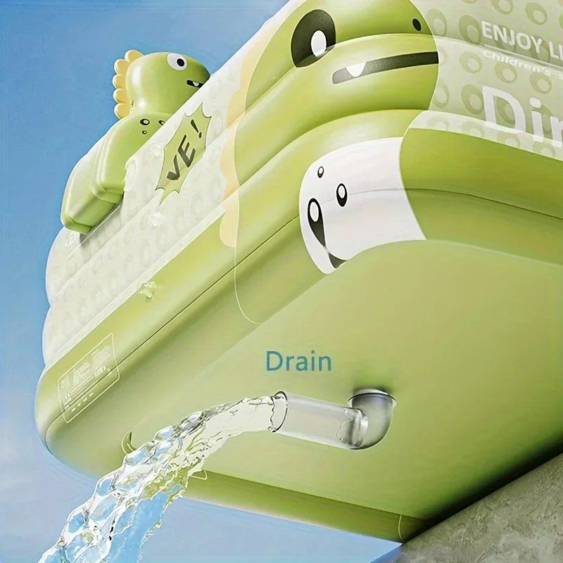 حوض سباحة سميك قابل للنفخ من مادة PVC، حوض سباحة م...