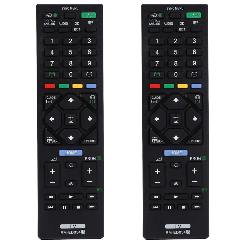 

2X Universal Remote Control Rm-Ed054 For Sony Lcd Tv For Kdl-32R420A Kdl-40R470A Kdl-46R470A