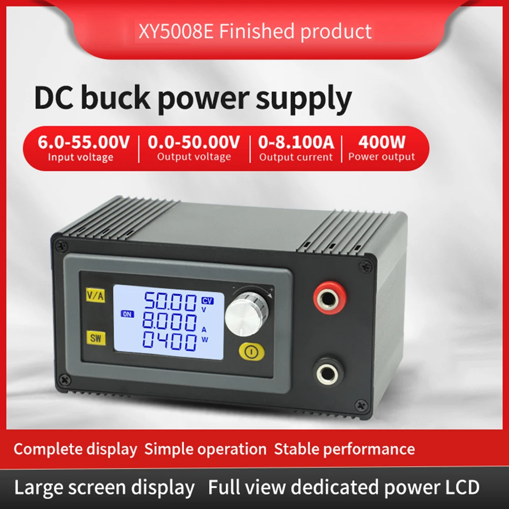 

Portable Power Supply 6-55V to 0-50V Buck Boost Converter Constant Voltage Current Stabilized Module Adjustable Power Supply