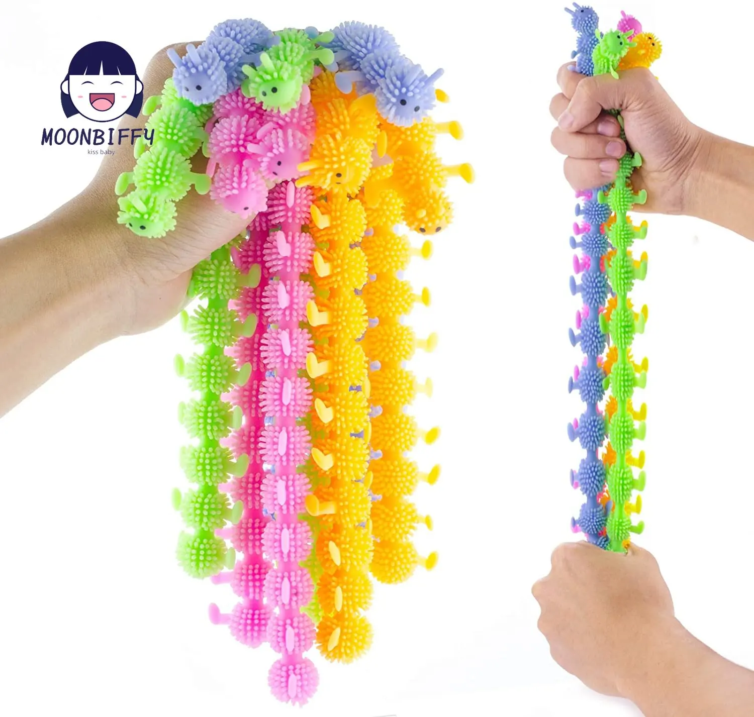 1pc Caterpillars Sensory Toy Stress Relief Stretchy String Worm pops Fidget  Therapy Anti Anxiety Fidget for Teenagers Adults - AliExpress