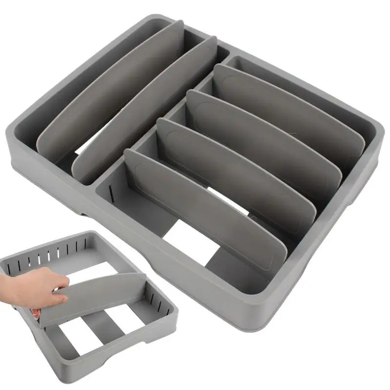 Cutlery Organizer Tray Silverware Storage Tray Spoon Storage Drawer