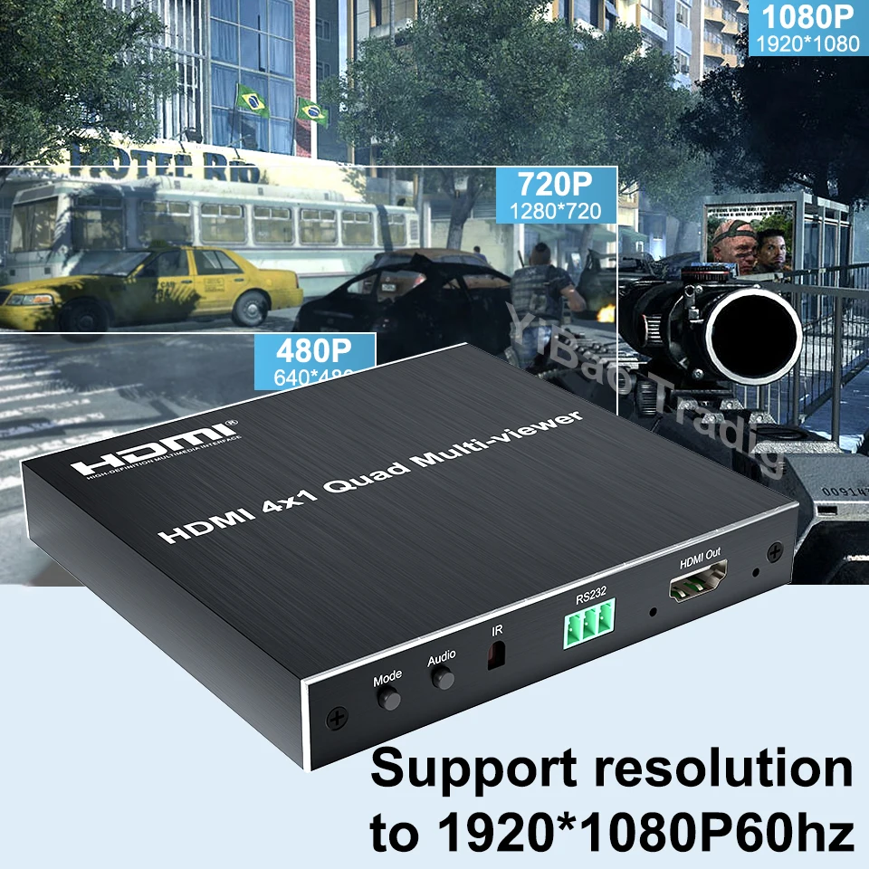 4x1 Hdmi Ƽ  1080P 4 ä Է HDMI Ƽ  4x1  ũ й, 4  1   (ɸ ġ )
