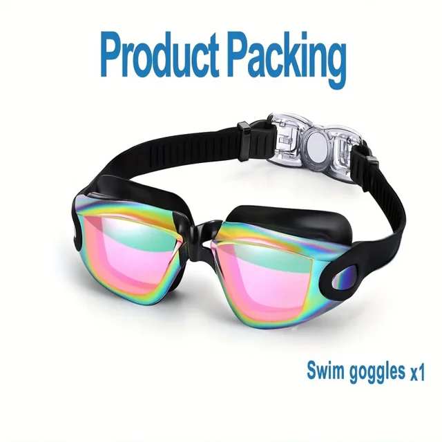 New professional adult sports high-definition gradient goggles swimming goggles for men and women waterproof adjustable silicone 5