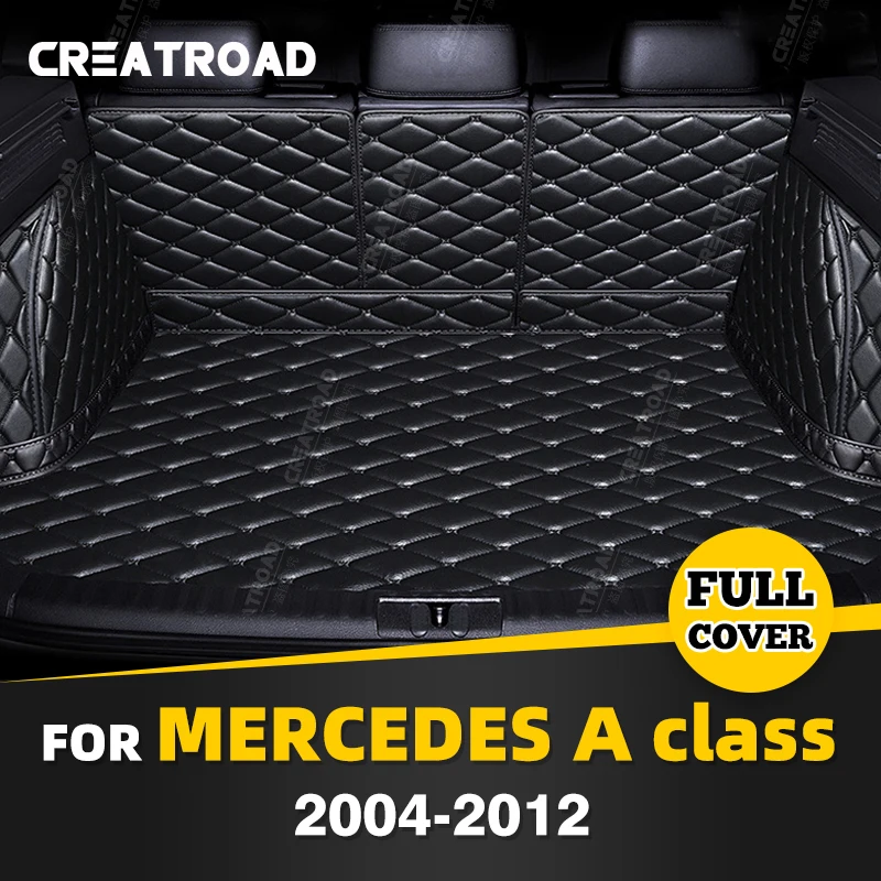 

Коврик для багажника с полным покрытием для Mercedes Benz A Class 2004-2012 11 10 09 08 07 06 05, Накладка для автомобильного чехла, аксессуары для защиты интерьера