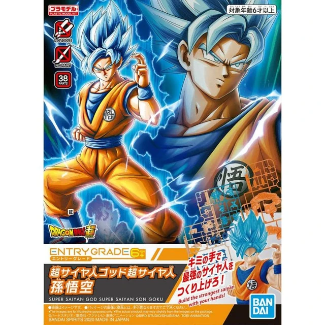 Adesivo Holográfico Goku Deus Super Saiyajin Blue