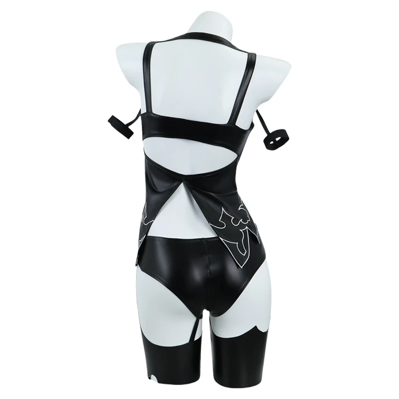 NieR: Automata-Inspired A2 Leather Vest Costume for Women (Unofficial)