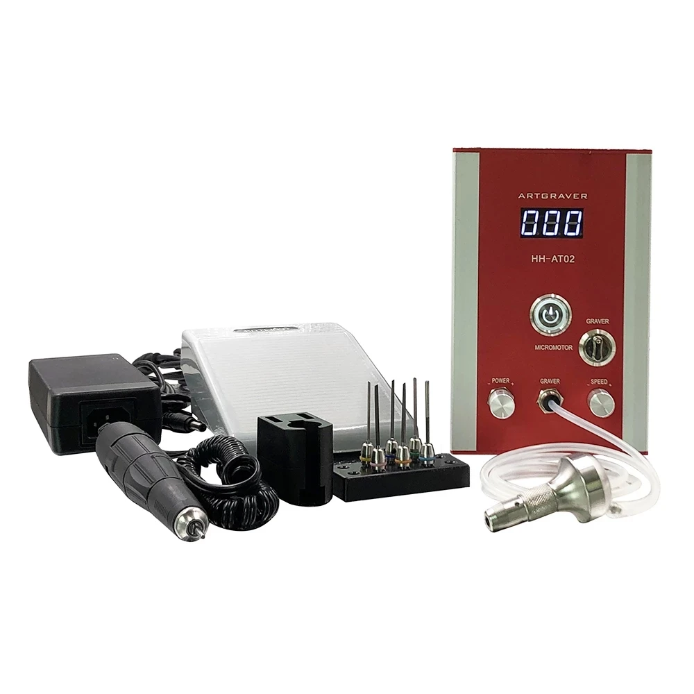 NEW NO Need air compressor HH-AT01 HH AT02 ARTGRAVER 100~240V Pneumatic Engraving Tools Jewelry Graver machine