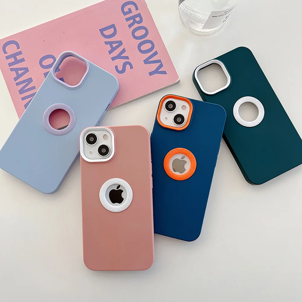 Fashionable Dual-Tone Shockproof Silicone Phone Case