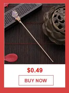 Vintage Chinese Style Hairpins Hair Stick Women Metal Glaze Hair Fork Hair Chopsticks Woman Jewelry Hair Clip Accessories 2021