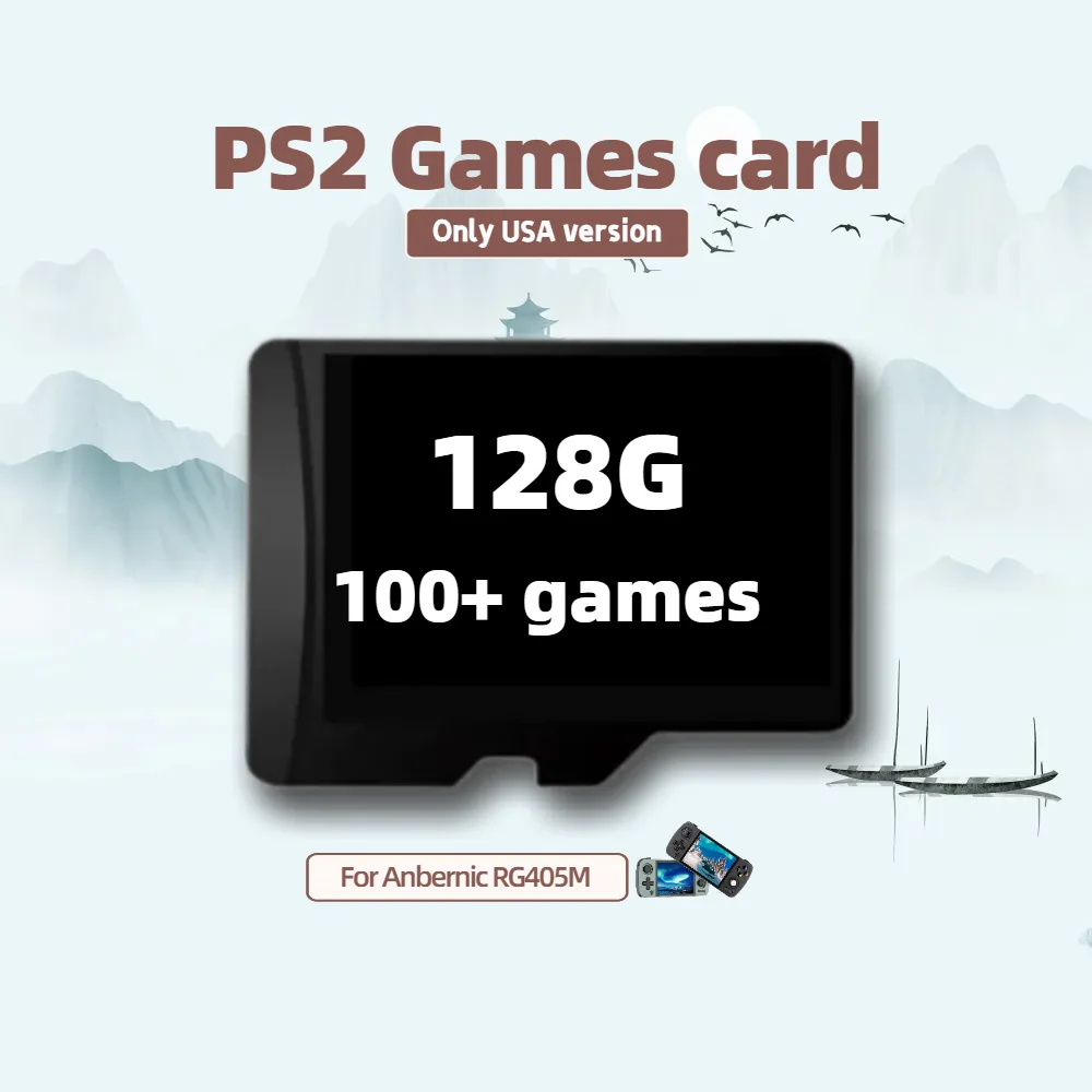 Anbernic RG405M PS2 Games Card USA Version TF Box All Language Memory Classic Retro 512G 460+ 256G 210+ 128G 100+ 64G 40+