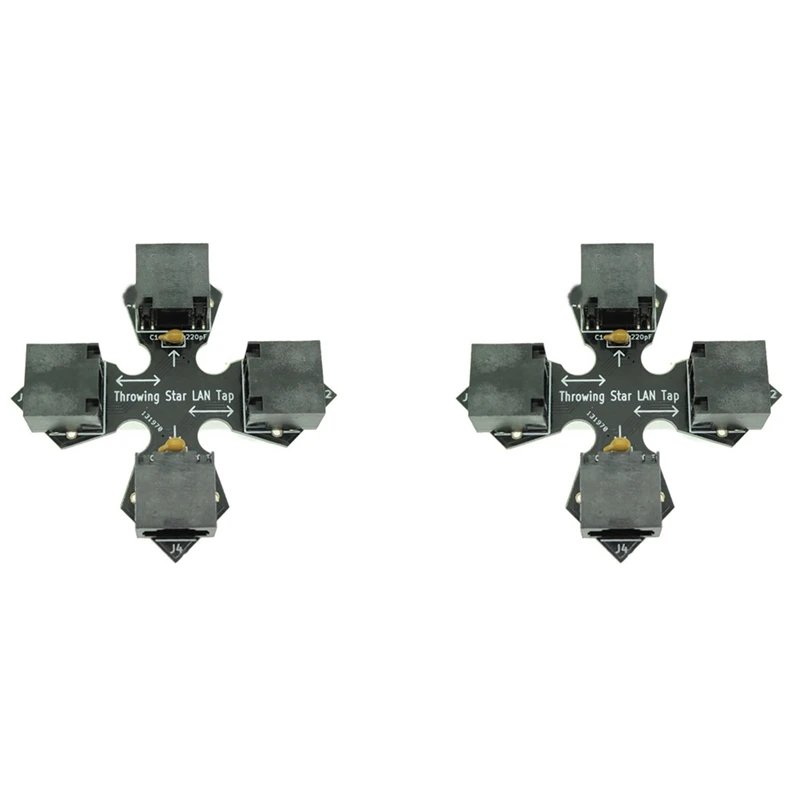 

2X Network Packet Capture Tool LAN Throwing-Star-Instructions Assembled