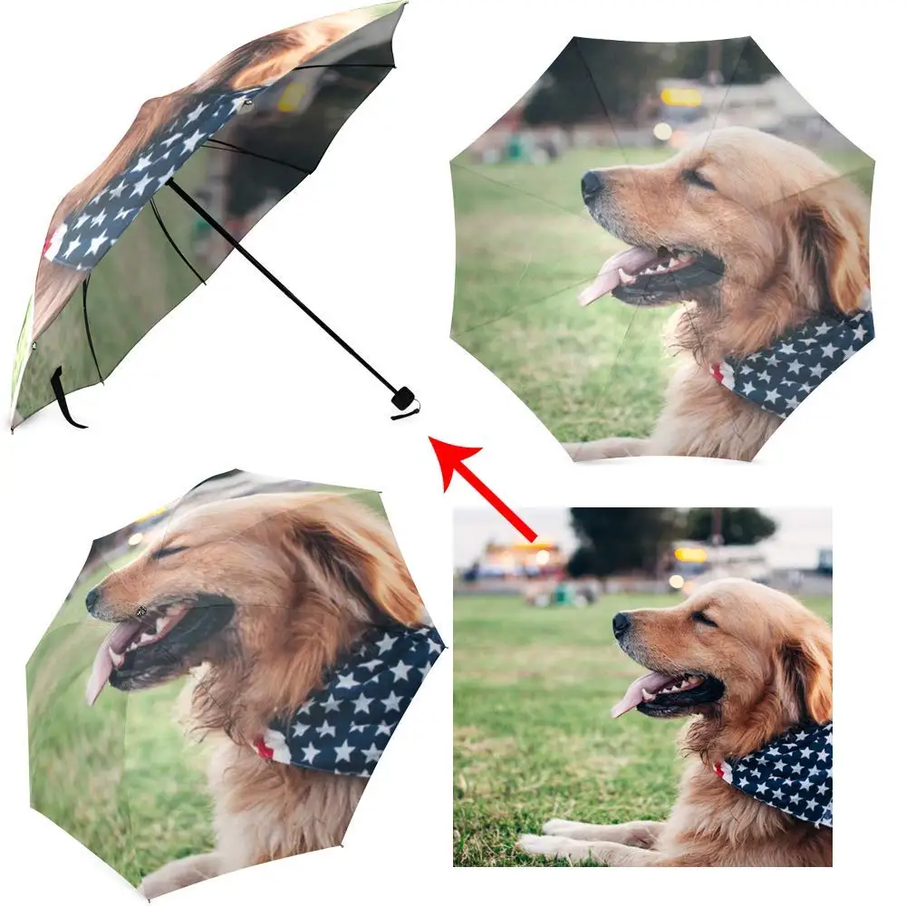 Custom Umbrellas Personalized Umbrella with Pictures Personalized Umbrella Automatic Foldable Design You Umbrella for Rain/Sunny 1 S4c55db9f67e4431299558ab43c430e4eS