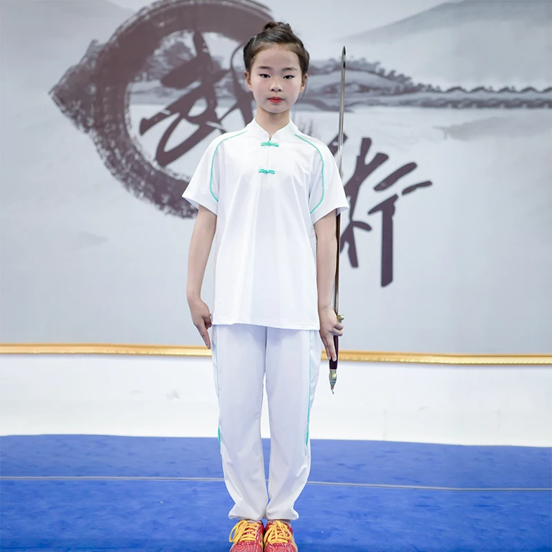 

Summer Adults And Children Elastic Wushu Clothing Kung Fu Dress Tai Chi Clothes Martial Art Uniform Kun Master 2023 New Style