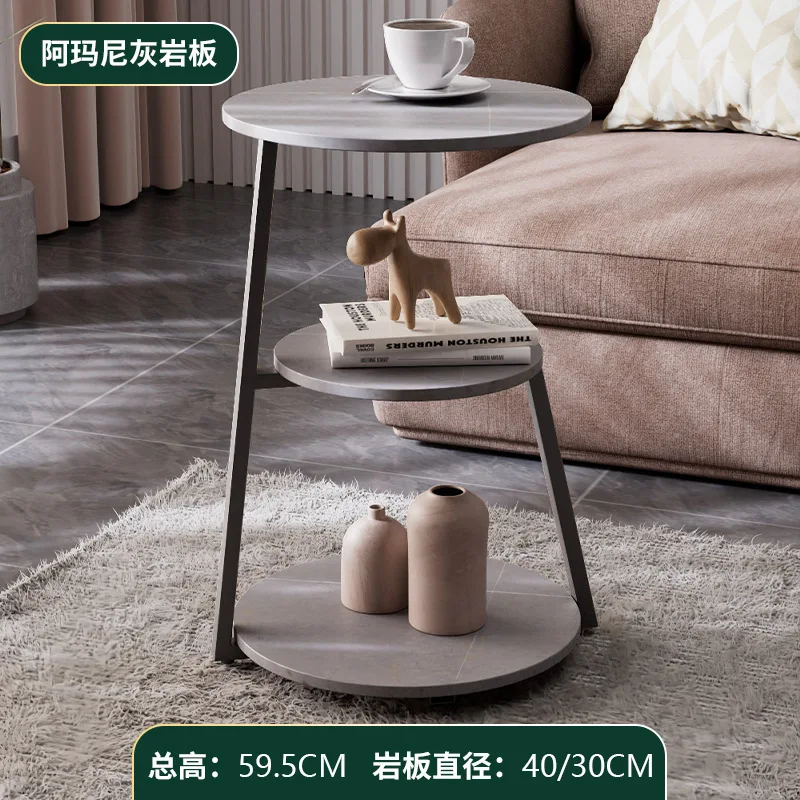 Round edge coffee clearance table with storage