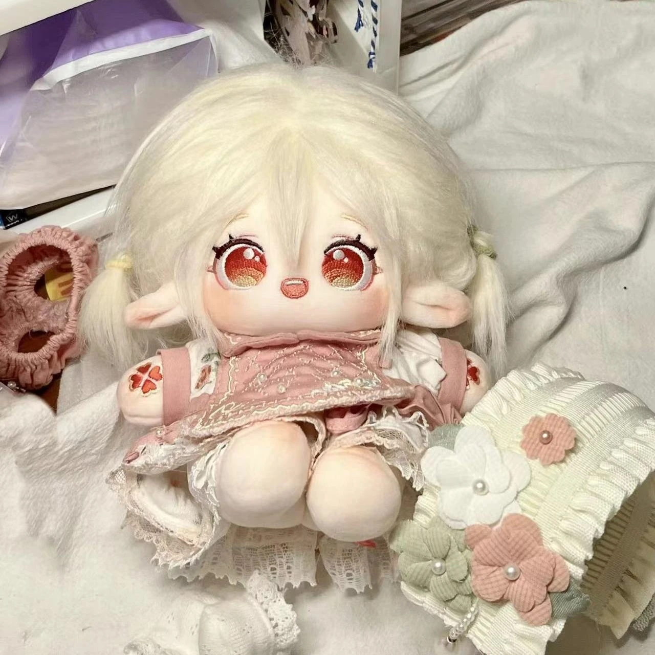 

Новинка, Симпатичная плюшевая кукла Genshin Impact Klee 20 см, одежда, платье, косплей, детские игрушки для девочек, аниме, игрушки