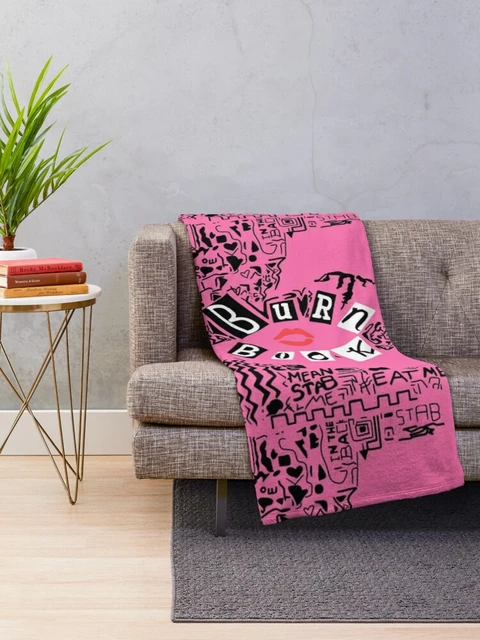 BURN BOOK Mean Girls Throw Blanket 3D printed sofa bedroom decorative  blanket children adult Christmas gift - AliExpress