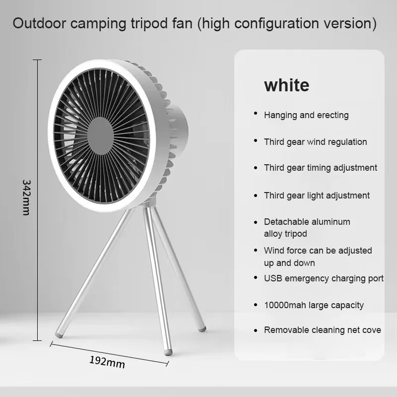 10000 mA lighting White